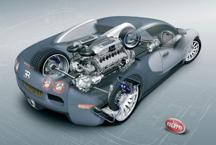  Bugatti Veyron 16.4 2005 года  (фото 43 из 98)